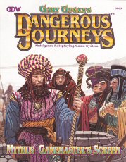 Dangerous Journeys Mythus Gamemasters Screen
